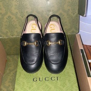 Gucci kids Princetown mules